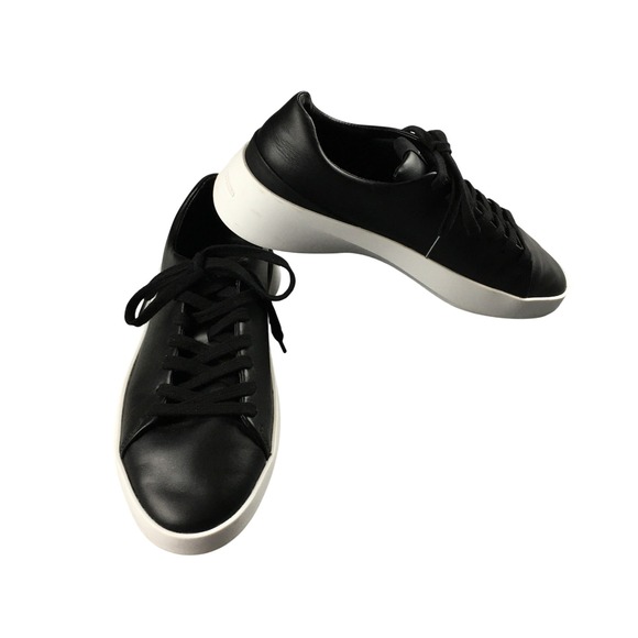 Wolf & Shepherd Other - Wolf & Shepherd Cruise' Lo Black & White Sneakers Mens 7W Women 9W EU 40 Preppy
